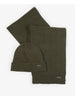 Set accessori carlton fleck beanie & scarf Olive