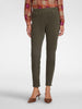 Pantalone slim in drill misto cotone Verde oliva