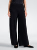 Pantalone palazzo in viscosa Nero