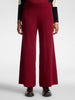 Red viscose palazzo trousers