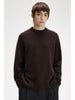 Maglia in lana merino Rich brown