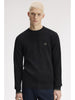 Maglia con lavorazione goffrata Black