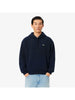 Navy blue fleece hoodie