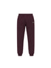 Pantalone della tuta tapered fit in tessuto felpato Vinaccia