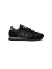 Sneakers Tom in nylon e suede Nero/grigio scuro