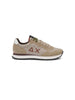 Sneakers Tom in nylon e suede Beige scuro