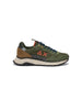 Sneakers Fire & Camping in suede e nylon Verde militare scuro