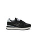 Sneakers Stargirl in suede e nylon con strass Nero