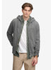 Felpa con cappuccio e zip essential SD Co logo Grigio