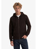 Felpa con cappuccio e zip essential SD Co logo Bordeaux