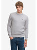 Maglia in Cotone Preppy Grigio