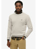 Cream Preppy Cotton Sweater