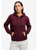 Signature Embroidered Logo Hoodie Burgundy
